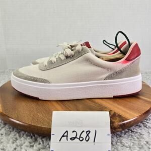 Kizik Womens 7.5 Prague Creme Brulee Hands Free Slip On Comfort Casual Sneakers